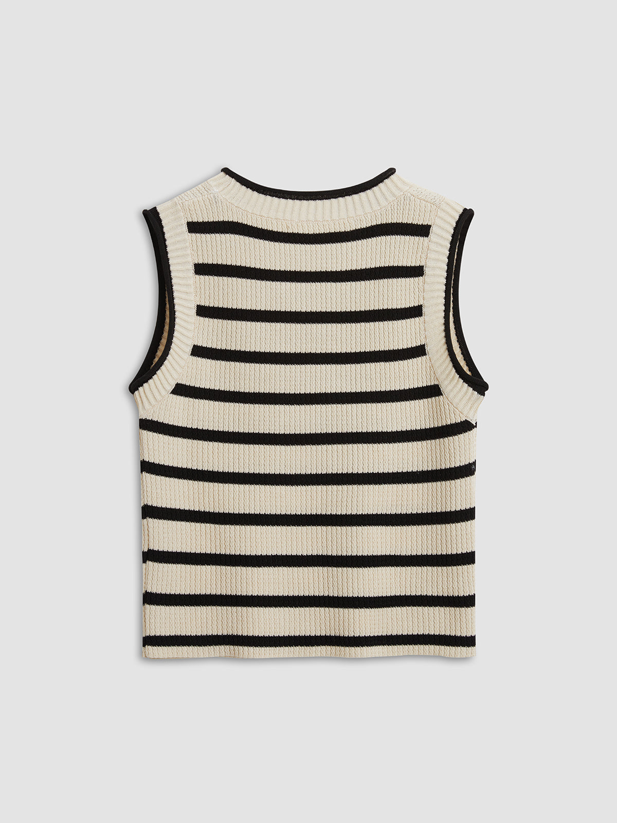 Leisure Stripe Knit Crop Top