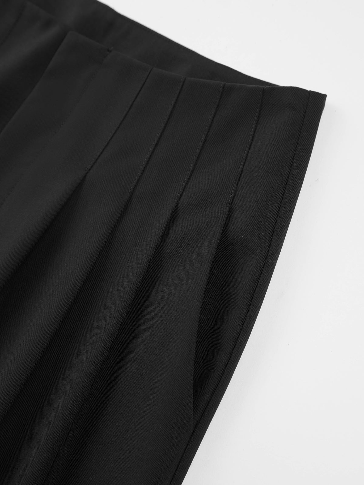 High Waist Pleated Wide Leg Pants