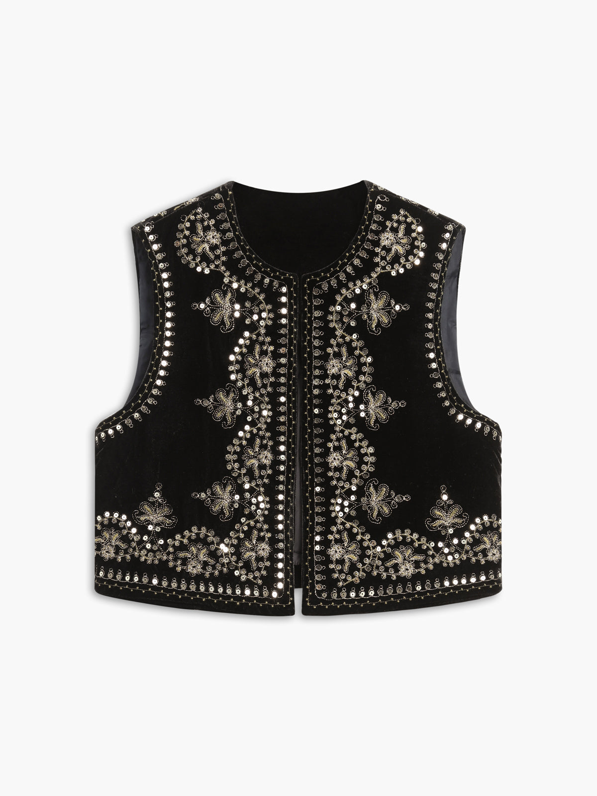 Sardinia Embroidered Floral Vest