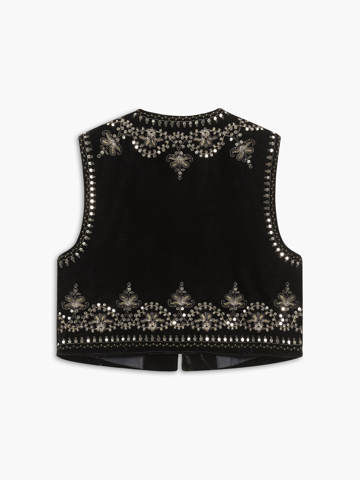 Sardinia Embroidered Floral Vest