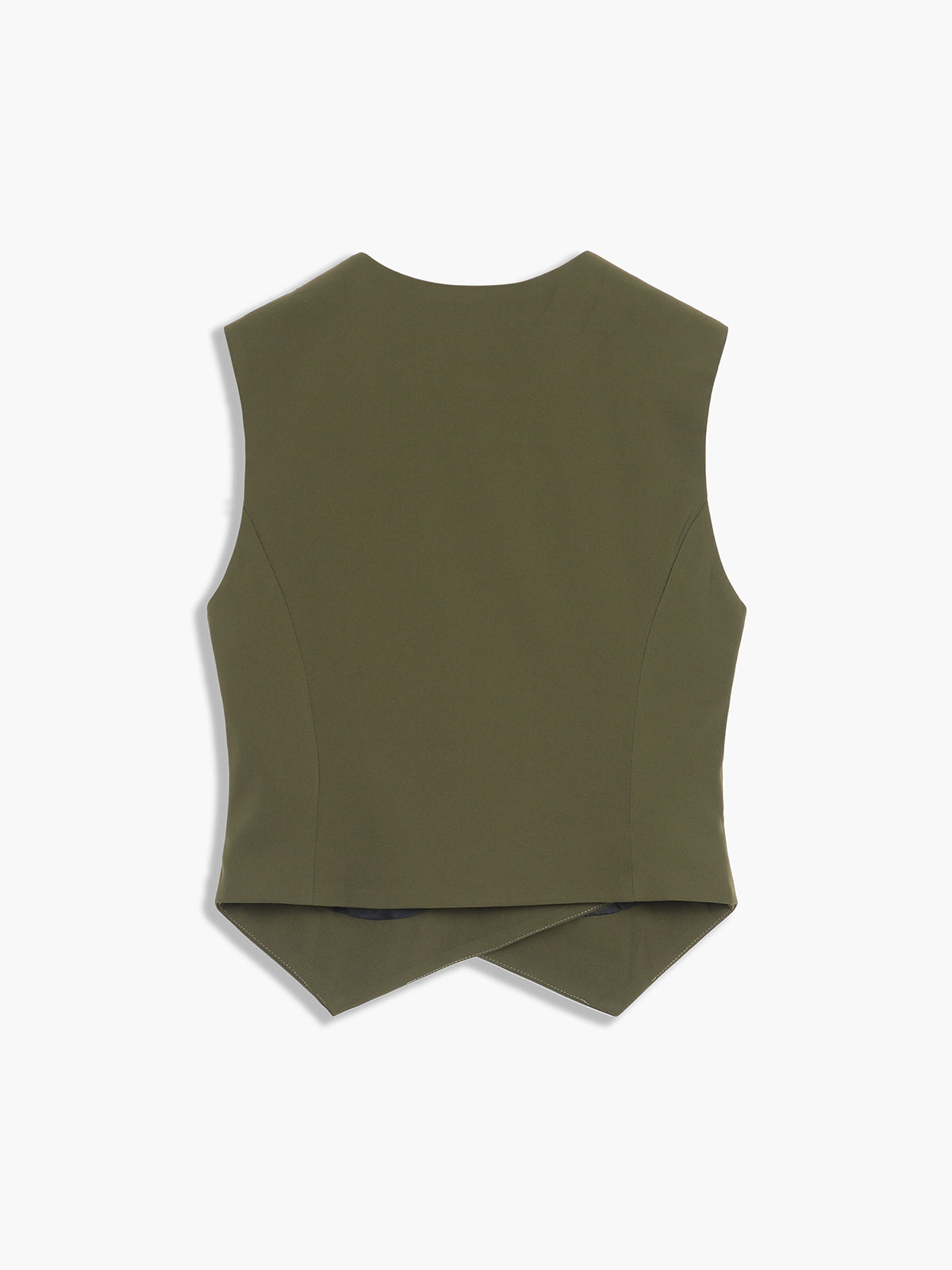 Made For You Asymmetric Buttoned Vest