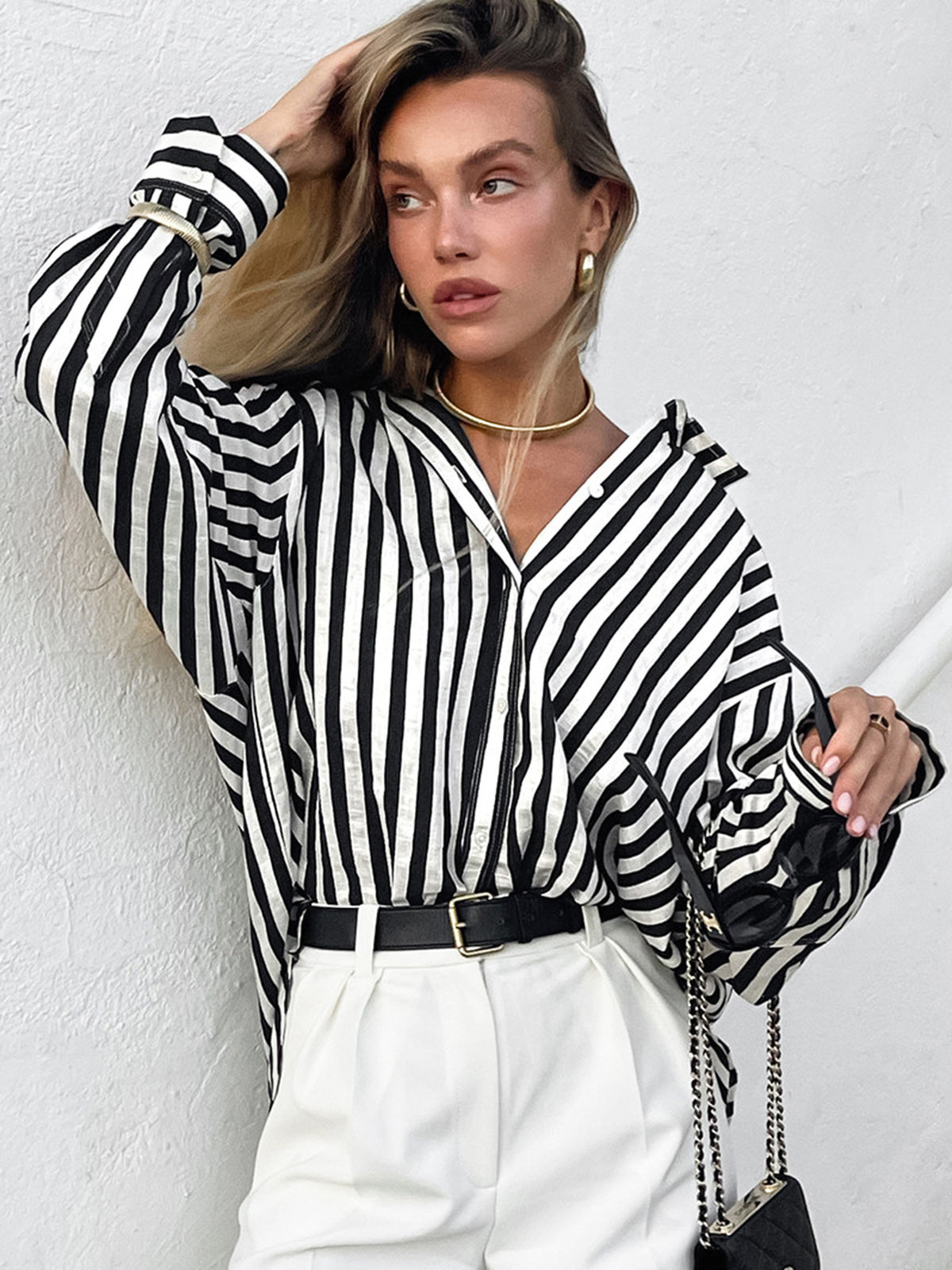 Effortless Pinstripe Shirt