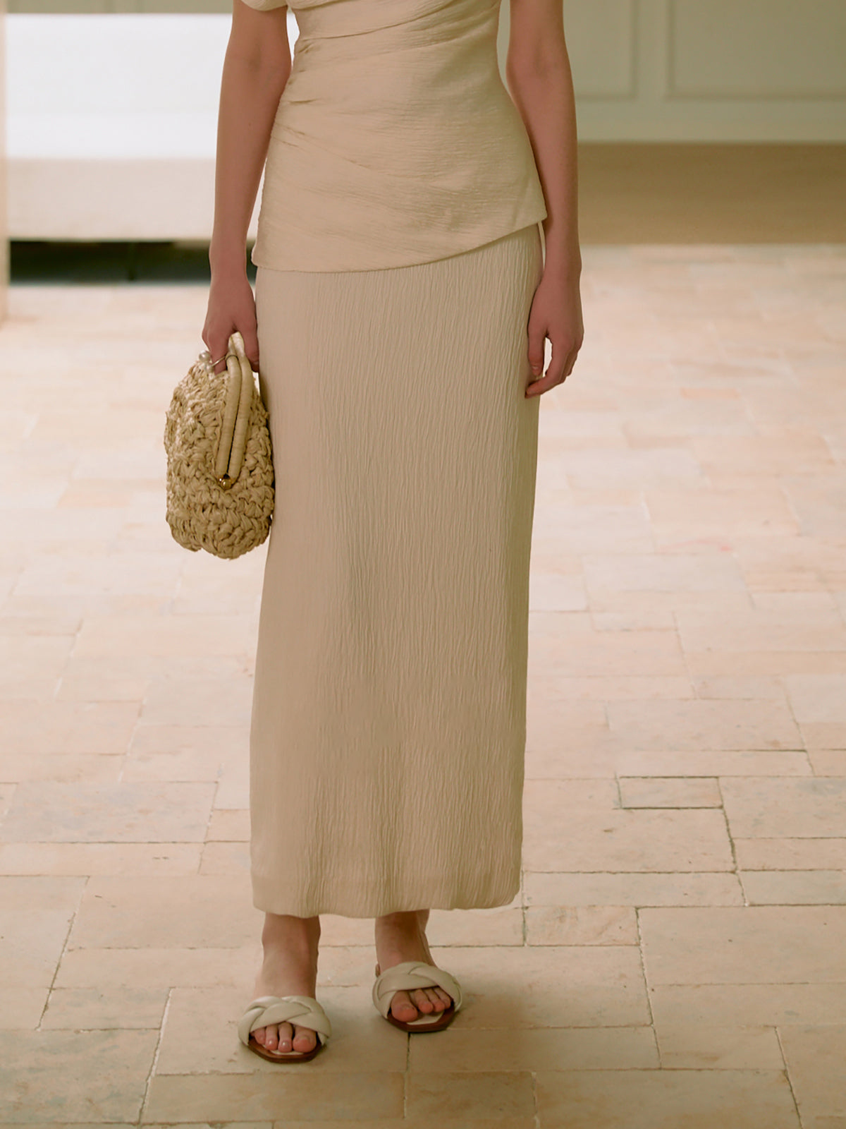 Elegant Split Maxi Skirt