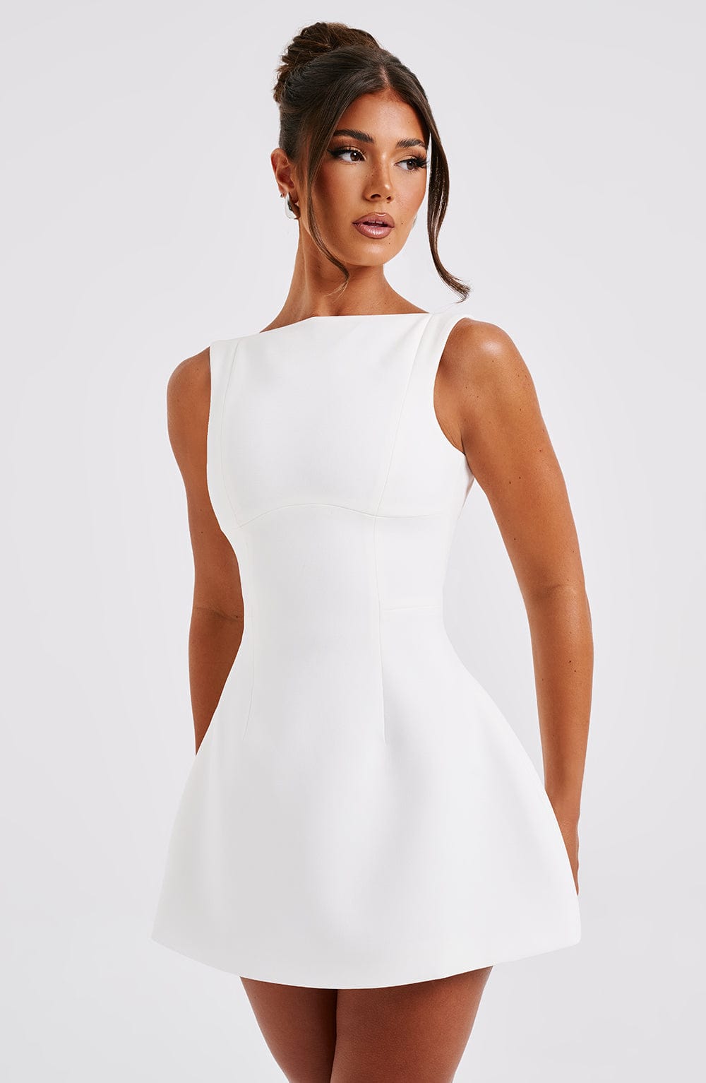 Mini Dress - Ivory | BZHEY