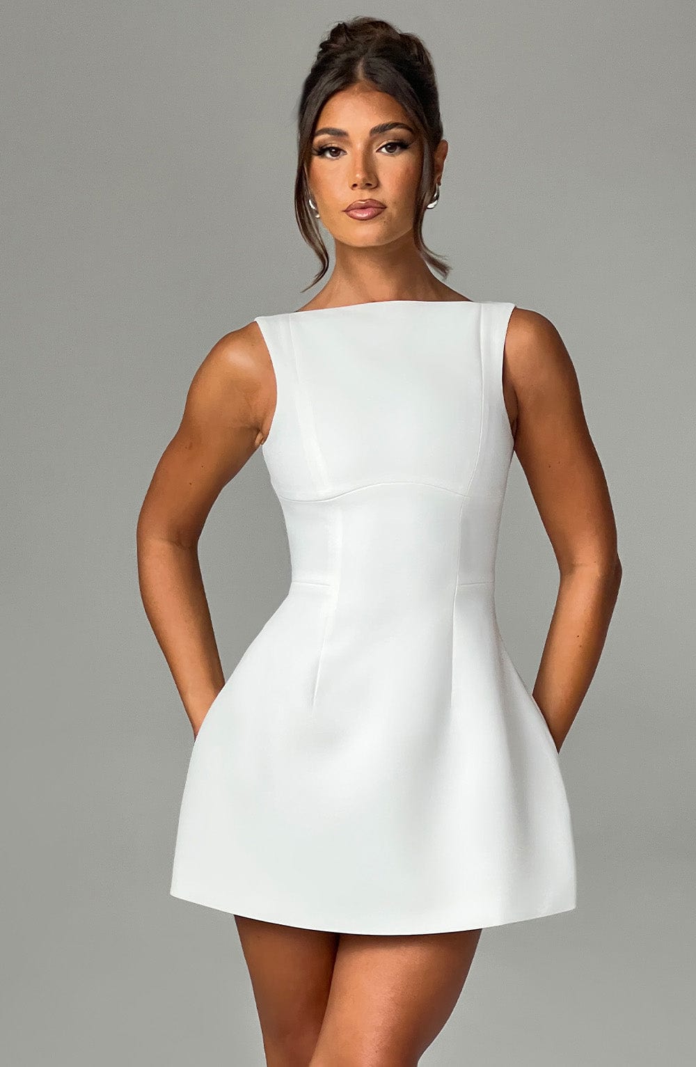 Mini Dress - Ivory | BZHEY