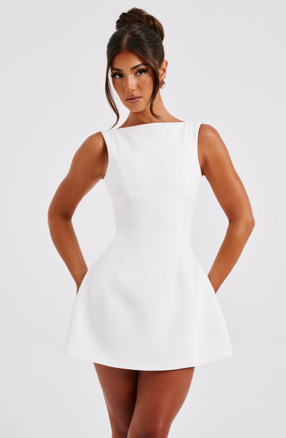 Mini Dress - Ivory | BZHEY